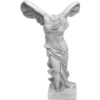 gartendekoparadies.de Gartenfigur Nike von Samothrake Steinfigur 100 cm Steinguss 75 kg, Frostsicher