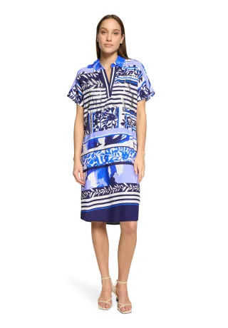Betty Barclay - Sommerkleid Blau/Weiß - Gr. - 38