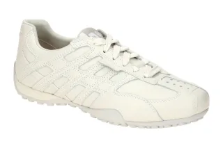 Geox U55MNB 00046 C1000 Snake Original A Herren Sneaker Halbschuhe Wei? - White