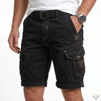 Geographical Norway Cargoshorts Herrenshorts mit Gürtel Größe S bis 5XL