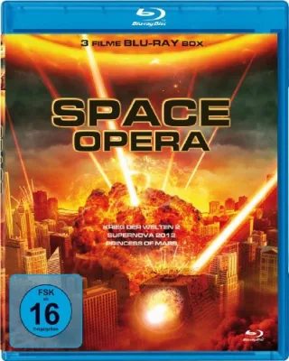 Space Opera - 3 Filme Science Fiction Box (Krieg der Welten 2 Supernova 2012 Princess of Mars) [Blu-ray]