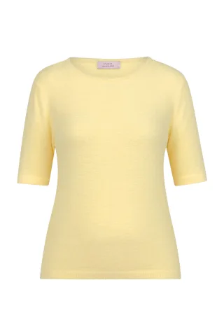 Studio Anneloes - Felica soft pullover butter yellow - Gr. - XL