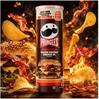 Pringles Süßigkeit Pringles Burger King Bacon Double Cheese XL 165g