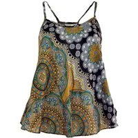 Guru-Shop T-Shirt Boho Trägertop, Sommertop, Damentop, Strandtop.. Hippie, Ethno Style, alternative Bekleidung, Festival