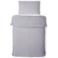 Laynenburg Kinderbettwäsche Musselin 2 teilig aus 100% Baumwolle in 100x135 cm + 40x60 cm, atmungsaktiv & bügelfrei – 3 lagig mit Reißverschluss & Haltebändern
