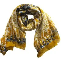 Tamaris Schal Tamaris Scarf, (1-St. 1-teilig), Damen Schal Baumwolle Ethno-Design 105x170cm