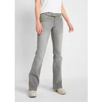 bonprix Bootcut-Jeans Slim Fit Passform, aus Baumwollmischung mit Stretch-Anteil