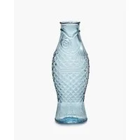 Serax Karaffe Karaffe 29 cm Fish & Fish blau, (1-tlg), Karaffe, 10,60cm, Glas, blau