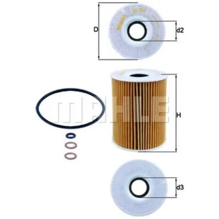 Mahle ?lfilter BMW 5er E60 6er E63