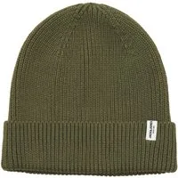 Jack & Jones Strickmütze JACBRINK BEANIE LN Baumwolle, in Rippenoptik