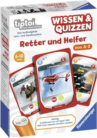 Ravensburger 00829 - tiptoi: Wissen & Quizzen Retter und Helfer