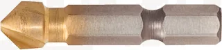 KS Tools 1/4" HSS TiN Kegel- und Entgratsenker-Bit 90° - 336.0326