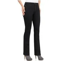 wonderjeans Bootcut-Jeans Figurbetonte Form mit leicht ausgestelltem Bein