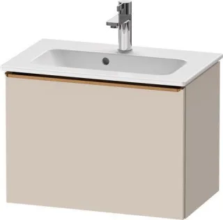 Duravit D-Neo Waschtischunterbau wandhängend Taupe Matt 610x372x440 mm - DE4268004910000 DE4268004910000