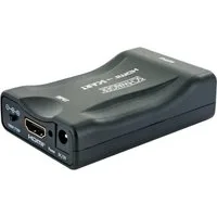Schwaiger HDMI-SCART-Konverter (480i/576i) HDMI-Adapter, HDMI Eingang, SCART Ausgang, schwarz