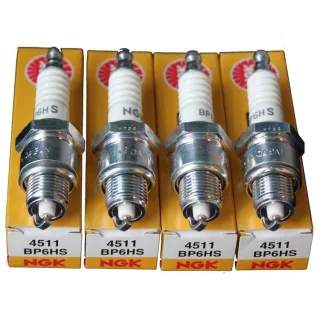4 NGK Z?ndkerzen BP6HS Citroen Dacia Ford Opel Porsche Renault Skoda