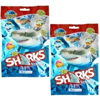 Panini Spielfigur Blue Ocean Sharks Sammelfiguren 2026 - Planet Wow Hai Figur, - 2 Tüten