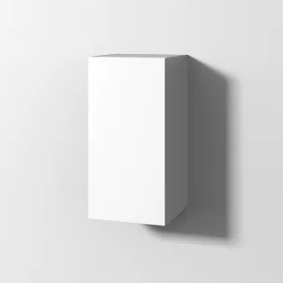 Sanipa Cubes Regalmodul mit 1 Tür, Weiß-Soft, CU12143 CU12143