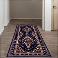 OTTO home Teppich Oriental, Made in Belgium, rechteckig, Höhe: 7 mm, Orient-Optik, mit Bordüre, Teppich, Kurzflor, Weich, Kundenliebling