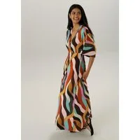 Aniston SELECTED Maxikleid mit weiten, 3/4-langen Ärmeln
