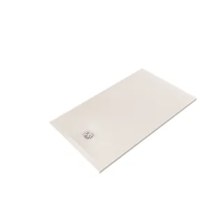 KLUDI-TERRA Duschwanne 80 x 140 H3 cm Abflussabdeckung inklusive Mattweiß 08DW0653