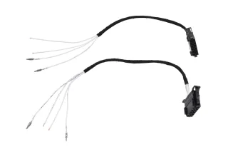 Original Kufatec Kabelsatz Kabelbaum Adapter Kabel anklappbare Außenspiegel für VW Golf 4 IV