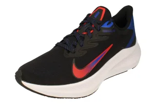 Nike Zoom Winflo 7 Herren Schwarz Turnschuhe