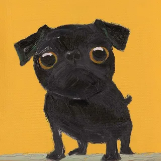 Gemälde BLACK BULLY