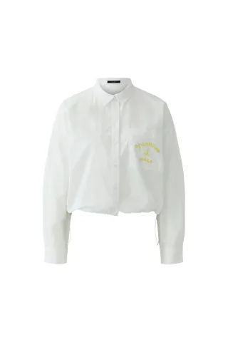 Oui - Hemdbluse optic white - Gr. - 42