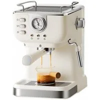 GARRYFIZH Kaffeehalbautomat, Hochdruckextraktion 1,5 l Fassungsvermögen