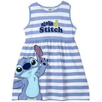 Disney Sommerkleid Stitch Baumwolle Mädchen Kleid Nachtwäsche leichtes Kinderkleid (Packung)