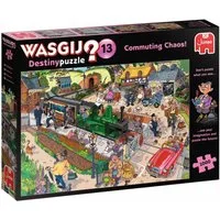 Jumbo Spiele Puzzle Wasgij Destiny 13 Commuting Chaos! 1000 Teile Puzzle, 1000 Puzzleteile, Made in Europe