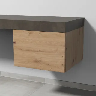 Sanipa Anbau-/Solitärschrank 2morrow (P2231) 340x500x520 Eiche-Natural-Touch P223185
