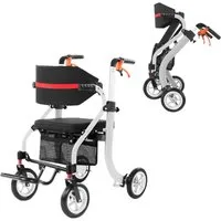 VEKROBOT Rollator Multifunktionaler Rollator Einkaufstasche höhenverstellbaren Armlehnen, komfortabel für lange Nutzung ohne Ermüdung Komfort-Sitz