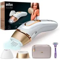 Braun IPL-Haarentferner Silk Expert Pro 5 PL5157 Haarentfernungsgerät, 400.000 Lichtimpulse, UV-Filter, Skin Pro 2.0 Sensor