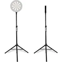 Pronomic Dartscheibe DA-45S Ständer für Dartscheibe - Dartboard Halterung - Dartständer, (Spar-Set, 2-tlg., inkl. Ständer und Dartboard-Halter), aus pulverbeschichtetem Stahl, höhenverstellbar