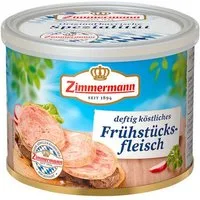 Zimmermann Wurstkonserve, Zimmermann Frühstücksfleisch herzhafte Fleischkomponente 200g