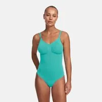 cfab (creamy fabrics) Miederbody Bodysuit Sculpting Shapewear mit Slip-Mint-XS (1-tlg) Figurformend
