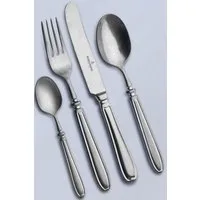 Picard & Wielpütz Solingen Besteck-Set Landhaus (30-tlg), 6 Personen, Chromnickelstahl 18/10, Vintage-Look, Stone washed, inkl. Klappetui