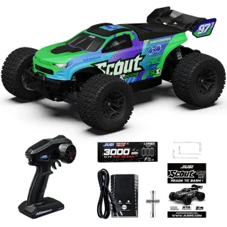 [EU Direct]JIUSI Scout SC10 RTR 1/10 2.4G 4WD 80km/h 3S Brushless RC Car Off-Road Monster Truck Metal Drive Shaft Three