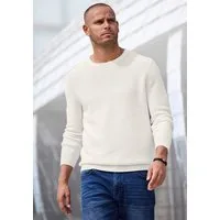 AUTHENTIC LE JOGGER Strickpullover mit Double-Layer Optik, Pullover aus reiner Baumwolle