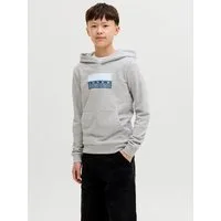 Jack & Jones Junior Kapuzensweatshirt JCOFUSION GRAPHIC SWEAT HOOD UNB SN JNR Baumwollmischung, normal geschnitten