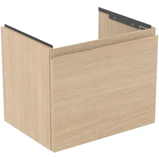 Ideal Standard Möbelwaschtischunterschrank Finesse 530x400x430mm 1 Auszug Eiche weiß, E3714US E3714US