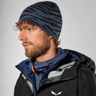 SALEWA - Sella Merino Crevasse Mütze - Blau (Gr.UNI58)