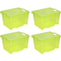 keeeper Organizer franz (Set, 4 St), Aufbewahrungsbox, 13,5 L, hochwertiger Kunststoff