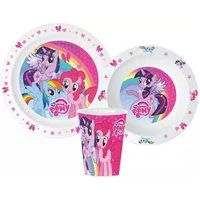 My Little Pony Kindergeschirr-Set My Little Pony Pink Geschirrset, Mikroset