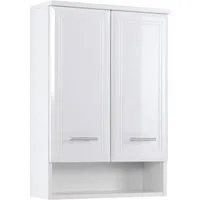 welltime Hängeschrank Neapel Breite 50 cm, mit Hochglanzfronten und eleganter Fräsung