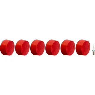 KS Tools Radierteller für Alufelgen, konisch, 6er Pack - 515.5476