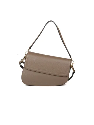 Giulia Monti Schultertasche Taupe
