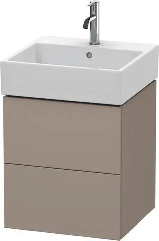 Duravit L-Cube Waschtischunterbau wandhängend Basalt Matt 484x459x544 mm - LC627404343 LC627404343